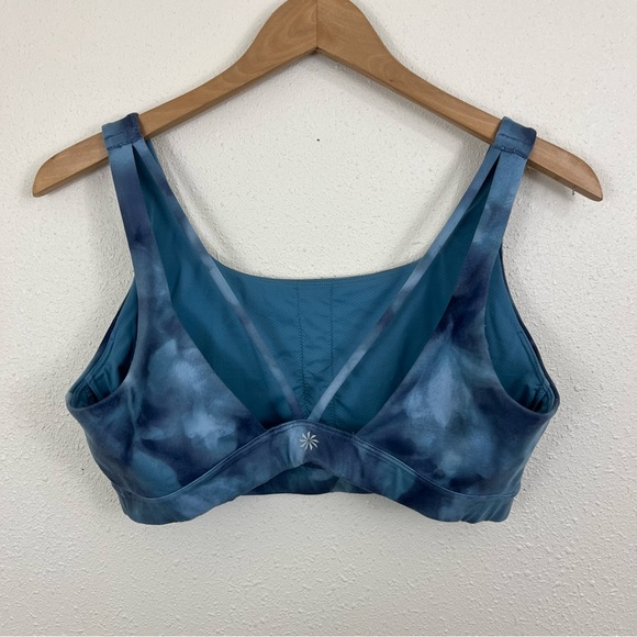 ATHLETA Exhale Tie Dye Strappy Sports Bra Womens Size Medium - Picture 4 of 6